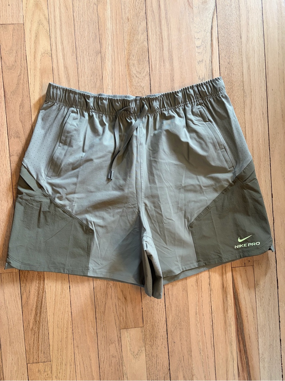 Nike Pro Olive Green Men's Training Shorts